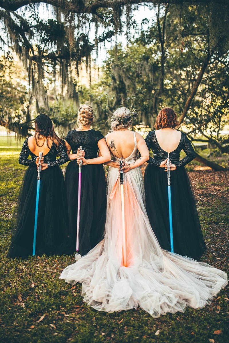  Epic Star Wars Wedding Orlando Science Center Artistic Wedding PhotographerNick Lauren