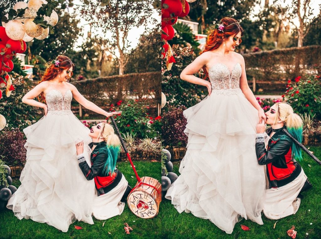 Harley Quinn Poison Ivy Wedding Photography Nick and Lauren Florida